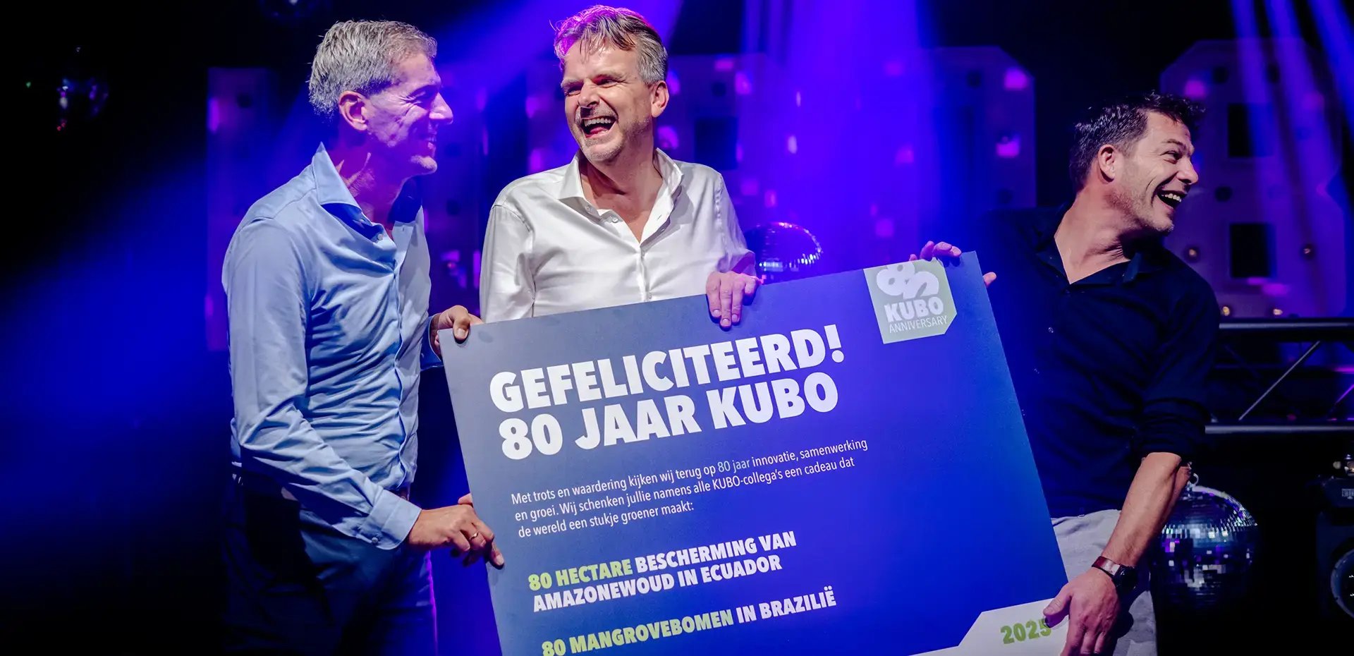 KUBO begeht 80. Jubiläum mit Geschenk für nachhaltige Naturprojekte